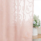 Furman Blush Sheer Curtains 63 inch Length - Image 7