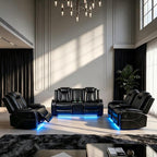 Leather Sofa Set, Power Recliner Sofa Set - Image 8
