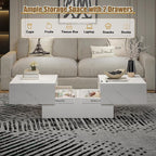 Marble Modern Coffee Table - Image 3