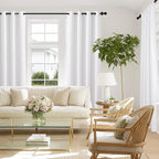NICETOWN 100% Blackout Window Curtain Panels 96 inch Length - Image 6
