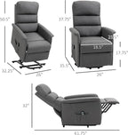 HOMCOM Power Lift Recliner Chair - Image 3