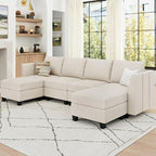 Belffin Modular Sectional Sofa U Shaped Couch - Image 3
