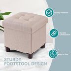 BRIAN & DANY Small Ottoman - Image 5