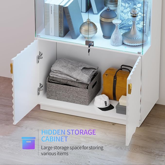 HNEBC Display Cabinet with Glass Doors - Image 8