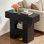 Tribesigns Farmhous End Table, 2-Tier Narrow Side Table - Image 3