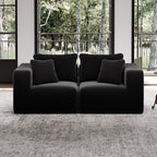 Avenco 71” 2-Seater Modular Loveseat Sofa Couch, Individually Wrapped Coil by Avenco