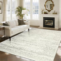 Washable Rugs 8x10 Area Rug for Living Room, Dining Room-Beige Green | Ultra by Srugn