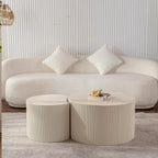 47.25'' Round Modern Coffee Table Set of 2 - Image 4