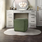 Furniture of America Lennox Modern Chenille 17-inch Square Storage Ottoman - Image 9