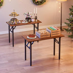 TEMI Small Computer Desk Folding Table - Image 2