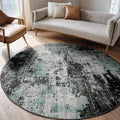 RELEANY Washable Round 6ft Area Rug by RELEANY
