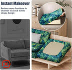 8Pcs Outdoor Cushion Covers, Stretch Patio Furniture Couch Chair Slipcovers | - Image 5