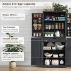 ACCOHOHO 72" Tall Kitchen Pantry, Farmhouse Storage Cabinet - Image 4