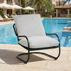 Peace nest Modern Accent Chair, Soft Upholstered Armchair - Image 3
