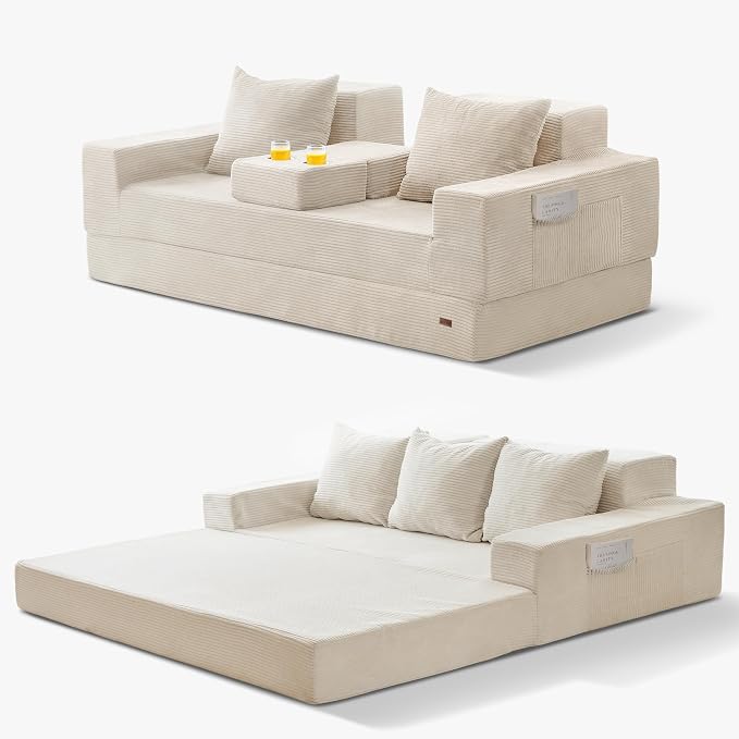 MAXYOYO Convertible Sofa Bed, Folding Sleeper Chair by MAXYOYO