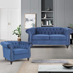 AVZEAR Living Room Loveseat Sofa, Upholstered Sofa Modern Loveseat Sofa - Image 3