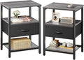Huuger Nightstand Set of 2, Night Stand by Huuger