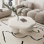 35.03" Cloud Coffee Table for Living Room Unique Coffee Table Modern Low Coffee - Image 4