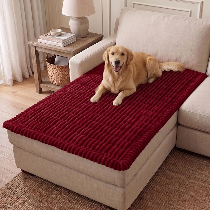 Couch Cover for Dogs, Washable Non Slip Plush Flannel Sofa Protector | Thick by hyha