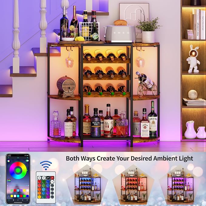 JKsmart Small Wine Bar Cart - Image 2
