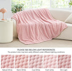 BEDELITE Pink Large Throw Blanket - Image 8