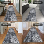 HEBE Hallway Runner Rug 2'8''x8', Washable Non Slip Kitchen Rug Runner | Soft - Image 6