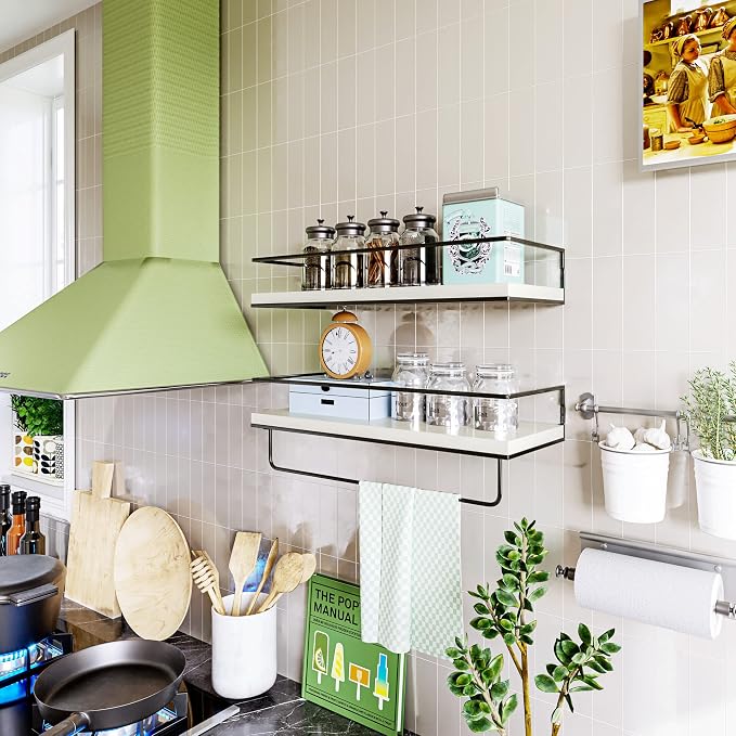 Shario White Floating Shelves - Image 4