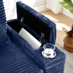 KEIKI Corduroy Storage Armrest Sofa, Single Versatile Seat - Image 6