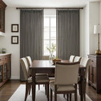 Memory Trained Pinch Pleated Flax Linen 102 Inch Extra Long Curtains - Image 5