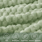 BEDELITE Sage Green Twin Blanket - Image 3
