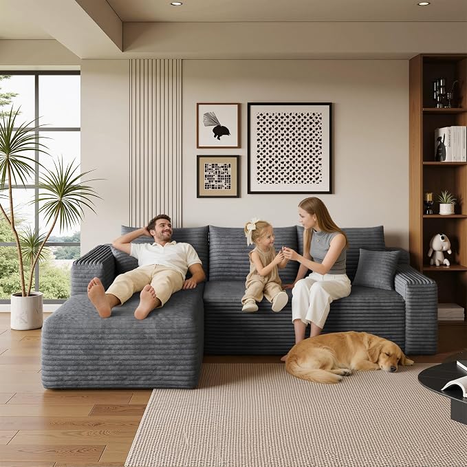AUGOP 96" Sectional Couches for Living Room Modern Modular Sofa - Image 8