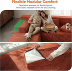 MONVANE 106" Cloud Sectional Couch - Image 4