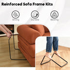 ZEIINPA Convertible Sleeper Sofa Bed - Image 5