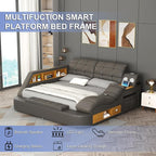 AF ARTISAN FURNITURE Queen Size Smart Multifuncional Bed Frame - Image 3