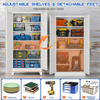GAIOUS 75.2" Tall Metal Storage Cabinet - Image 5