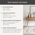 Boho 2x7 Long Runner, Neutral Farmhouse Hallway Rug, Small Throw Runners - Image 7