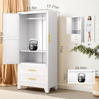 GAIOUS Metal Wardrobe Cabinet - Image 2