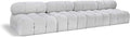 Meridian Furniture 611Grey-S136B Ames Collection Modern | Contemporary Modular by MeridianFurniture