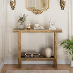 LIFECHOVY Farmhouse Wood Entryway Table Narrow Console Tables - Image 7