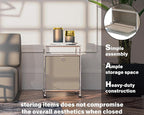 Elegant Matte Storage Cart - Image 4