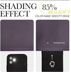 NICETOWN Greyish Purple Blackout Curtains 84 inches Length - Image 4