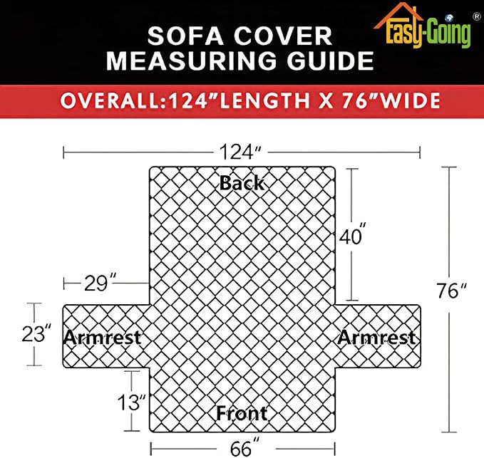 Easy-Going Reversible Couch Cover, 3 Cushion Sofa, Chocolate/Ivory | Machine - Image 6