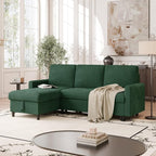 Vongrasig Pull Out Couch, 2 in 1 Sectional Sleeper Sofa Bed - Image 4