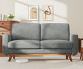 Vesgantti 68" Loveseat Sofa Dark Gray, Comfy Corduroy Couch by Vesgantti