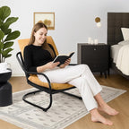Peace nest Modern Accent Chair, Soft Upholstered Armchair - Image 4