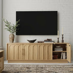 FORTUNETEC TV Stand for 75 Inch TV, Mid Century Modern TV Stand - Image 6
