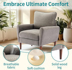 OLIXIS Comfy Accent Chair for Living Room Bedroom and Waiting Room, Upholstered - Image 7