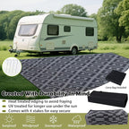 SAND MINE Waterproof Outdoor Rug, Plastic Reversible Rug, Modern Area Rug - Image 4