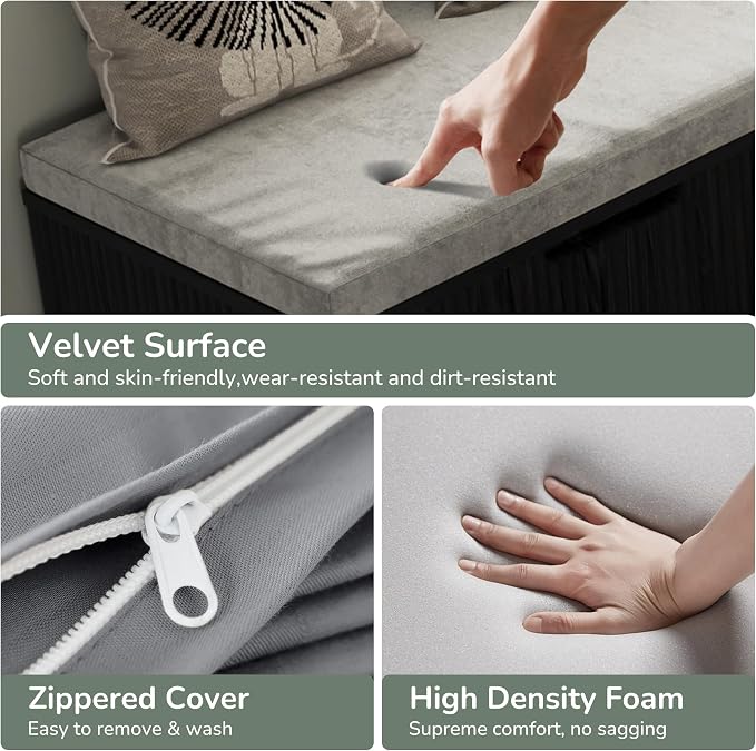 Bobve L-Shape Storage Bench - Image 6