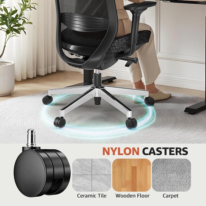 ErgoSift M2 Ergonomic Office Chair High Back Mesh Computer Desk Chair - Image 10
